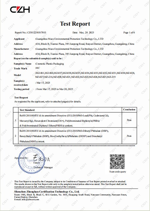 Globally Recognized Quality Certifications -Muze Packaging