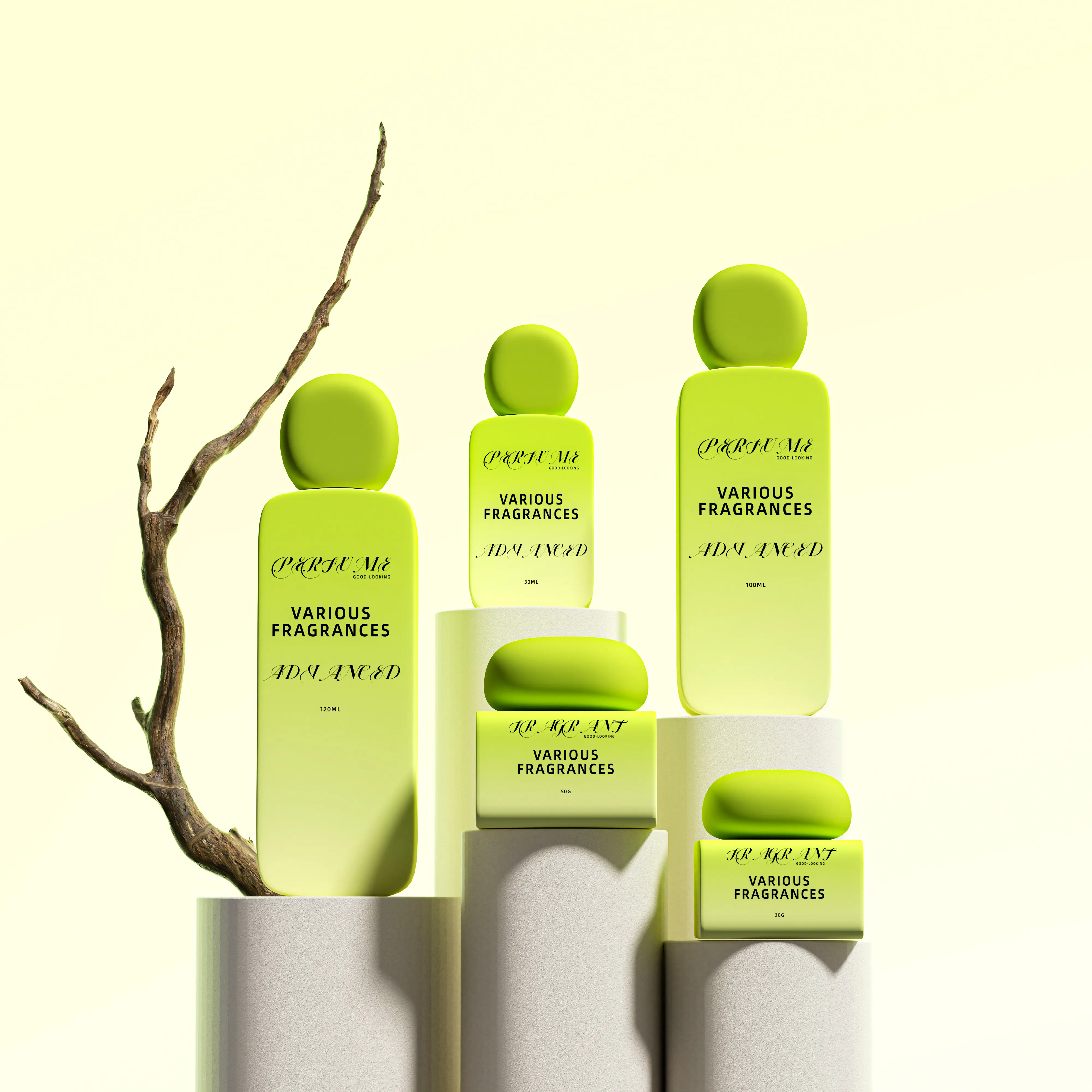 30g 50g 100ml 120ml COSMETICS Bottles Set