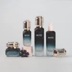 Frost Etching Glass Cosmetic Bottle Set
