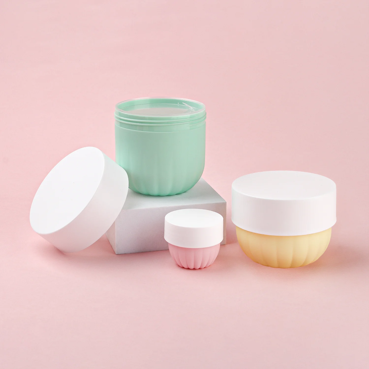 Plastic Cream Jars for Body Lotion