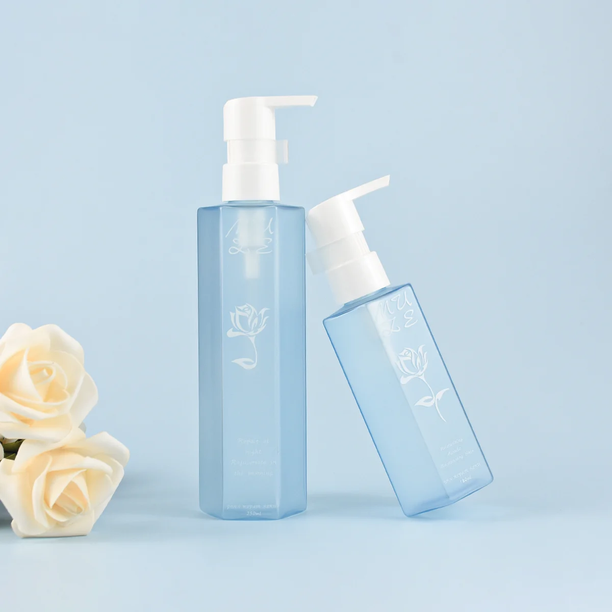 Blue Lotion Pump Bottle