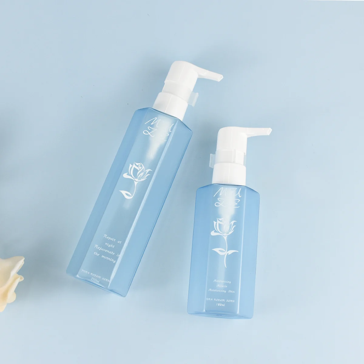 Blue Lotion Pump Bottle