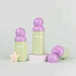 Pink Color Lotion Pump Bottle