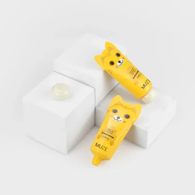cute plastic cosmetic tube
