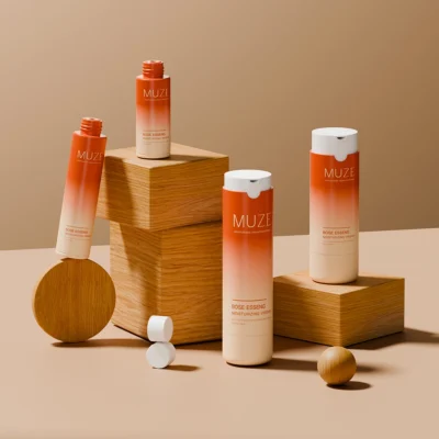 Red Airless Pump Bottle