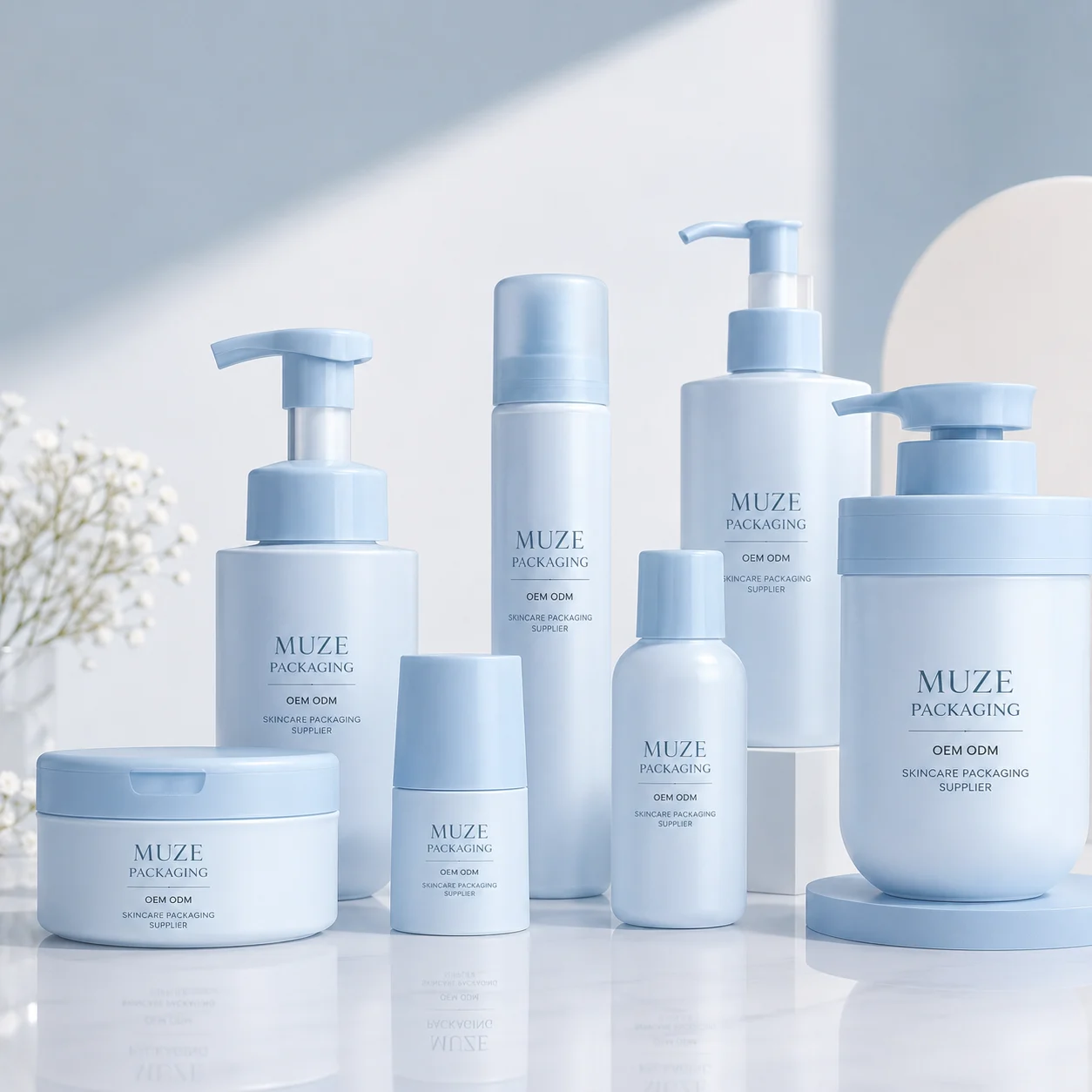 Shampoo and Conditioner Bottles