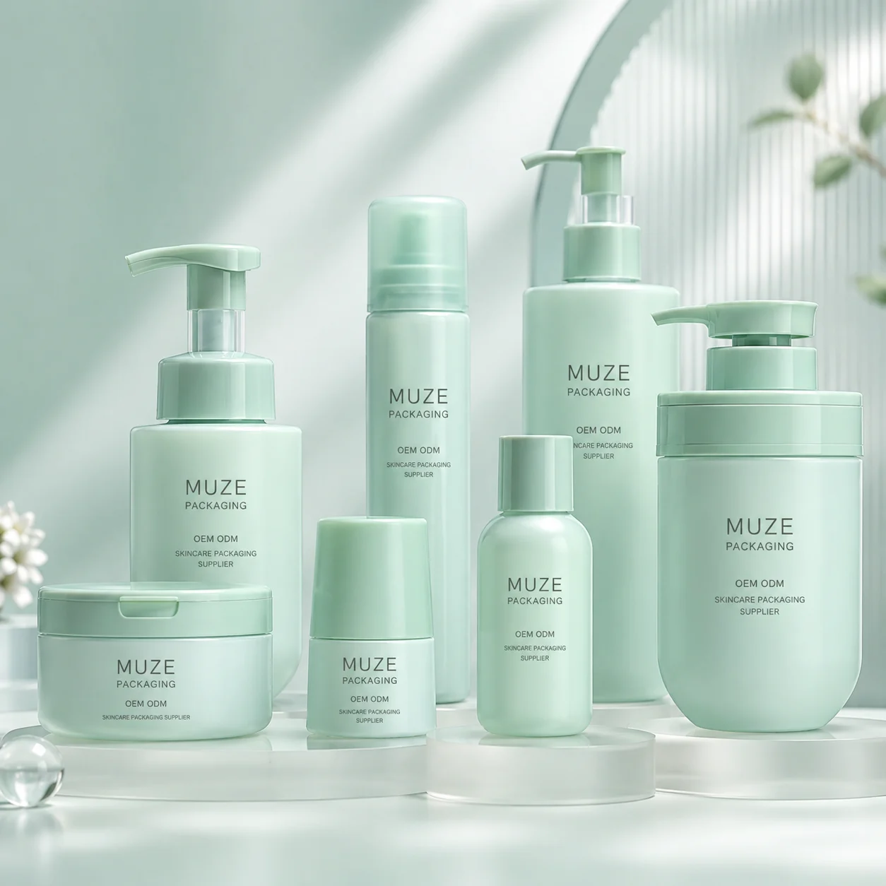 Shampoo and Conditioner Bottles
