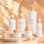 Orange Cosmetic Bottle Packaging