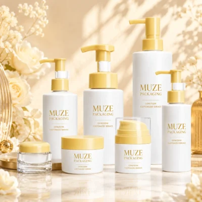 Yellow Cosmetic Bottle Packaging