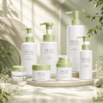 Green Cosmetic Bottle Packaging