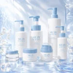 Blue Cosmetic Bottle Packaging