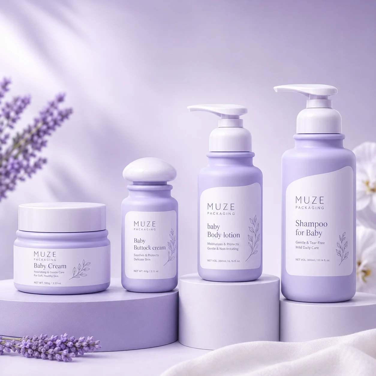 Baby Skincare Bottle Supplier