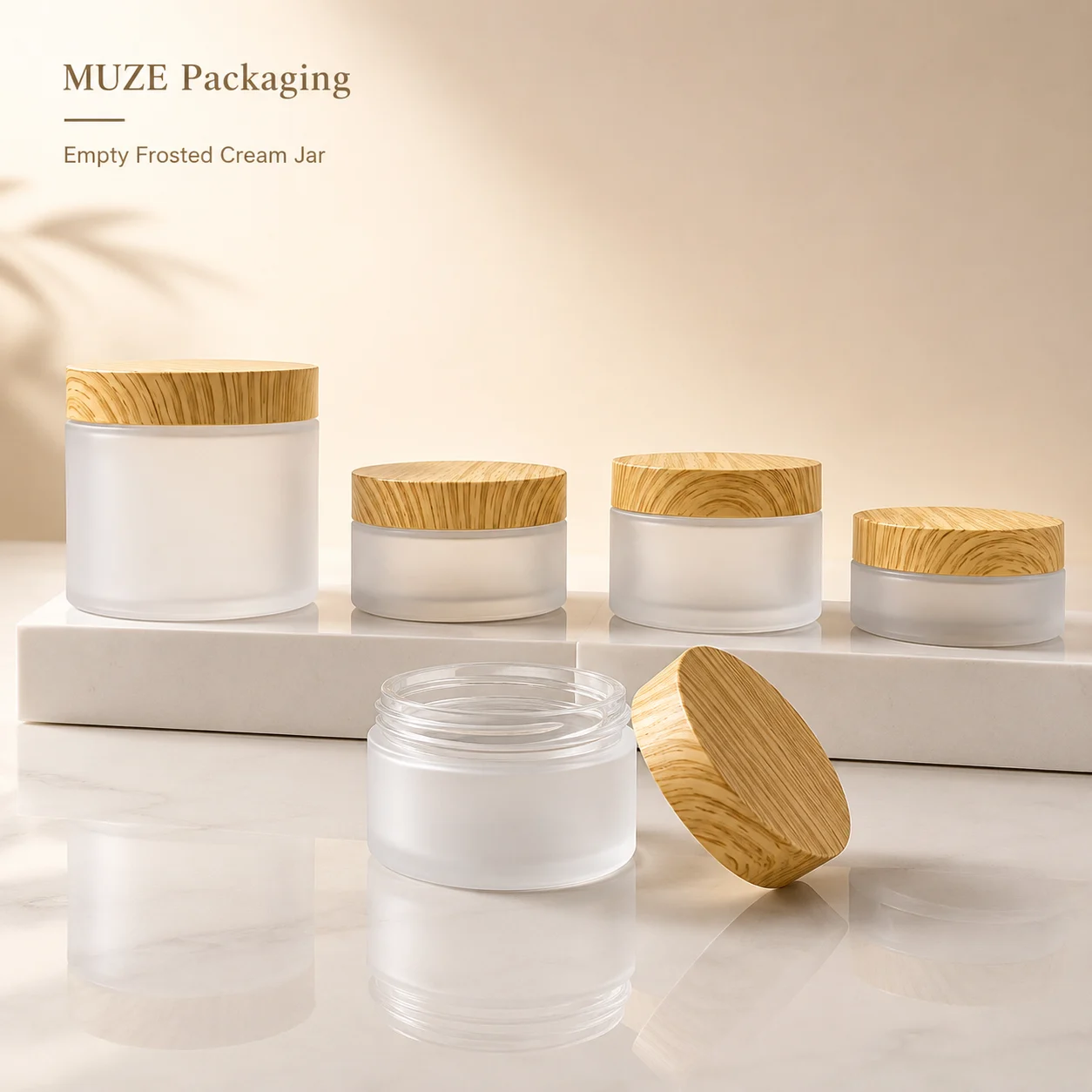 Stock Cosmetic Cream Jars