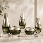 Custom luxury Glass Bottle Set