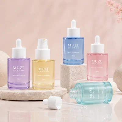 Colorful Glass Dropper Bottle