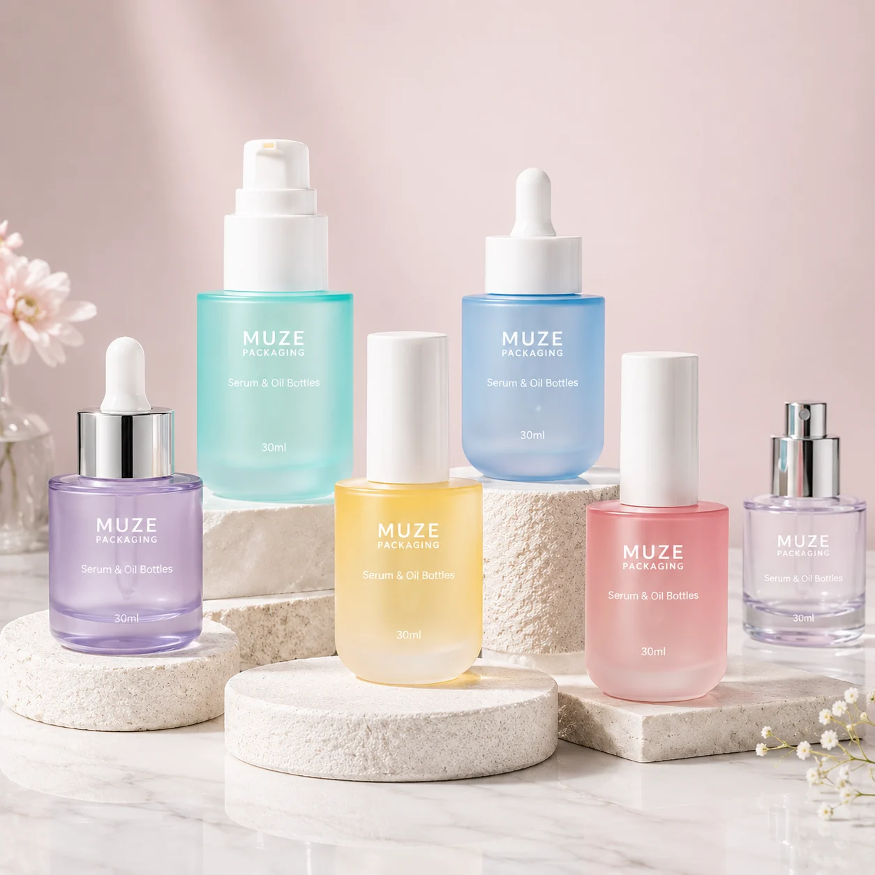 Glass Dropper Bottle Lotion Bottle