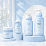 Blue Skincare Bottle