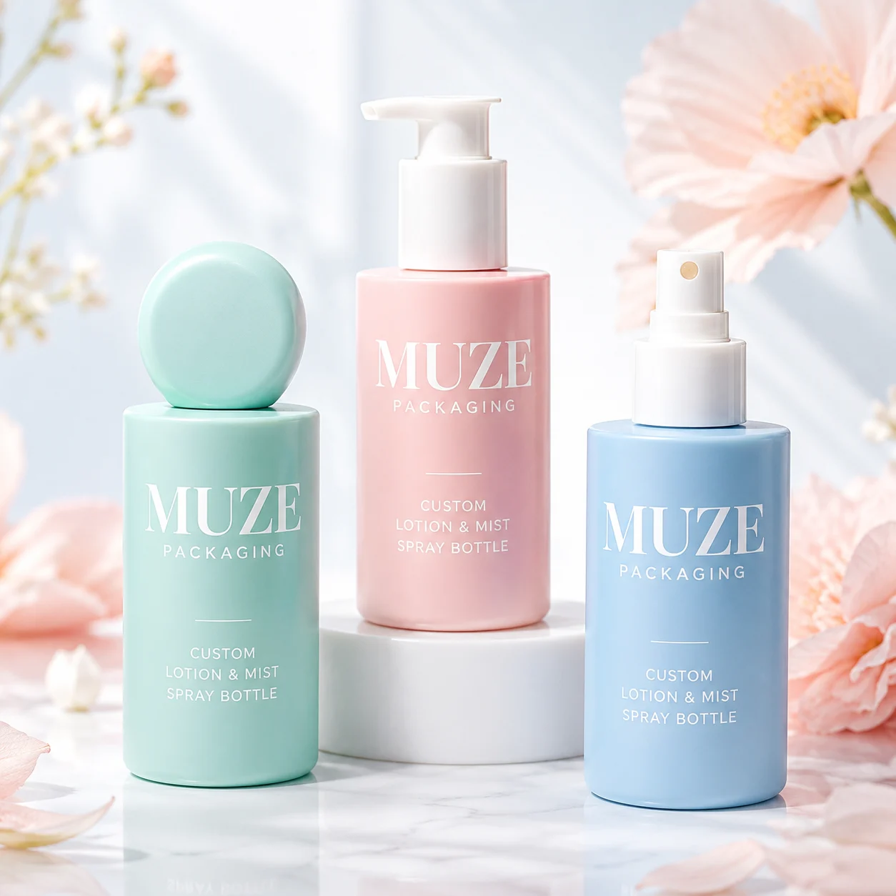 Matte Lotion & Mist Spray Bottles