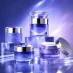 Blue PETG Cosmetic Jar