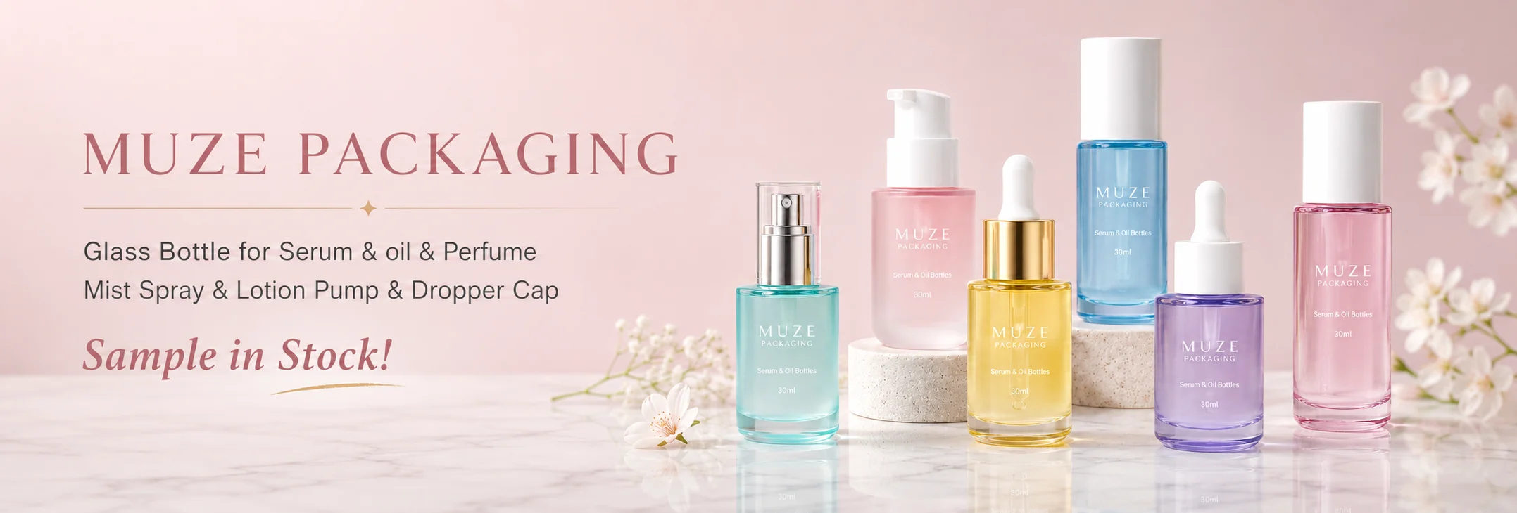 Glass Dropper Bottle Banner