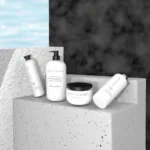 White Color Shampoo and Conditioner Bottles