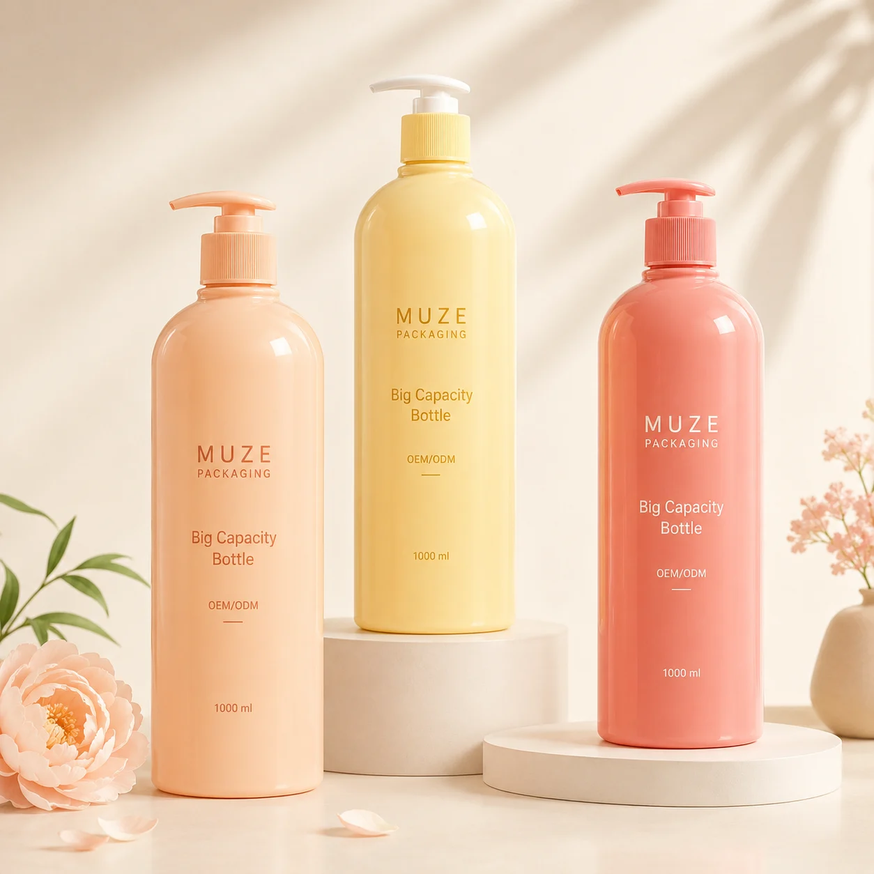 Custom Big Capacity Shampoo Bottle