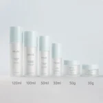 Blue cosmetic bottle sets