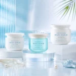 Green Body Scrub Jars