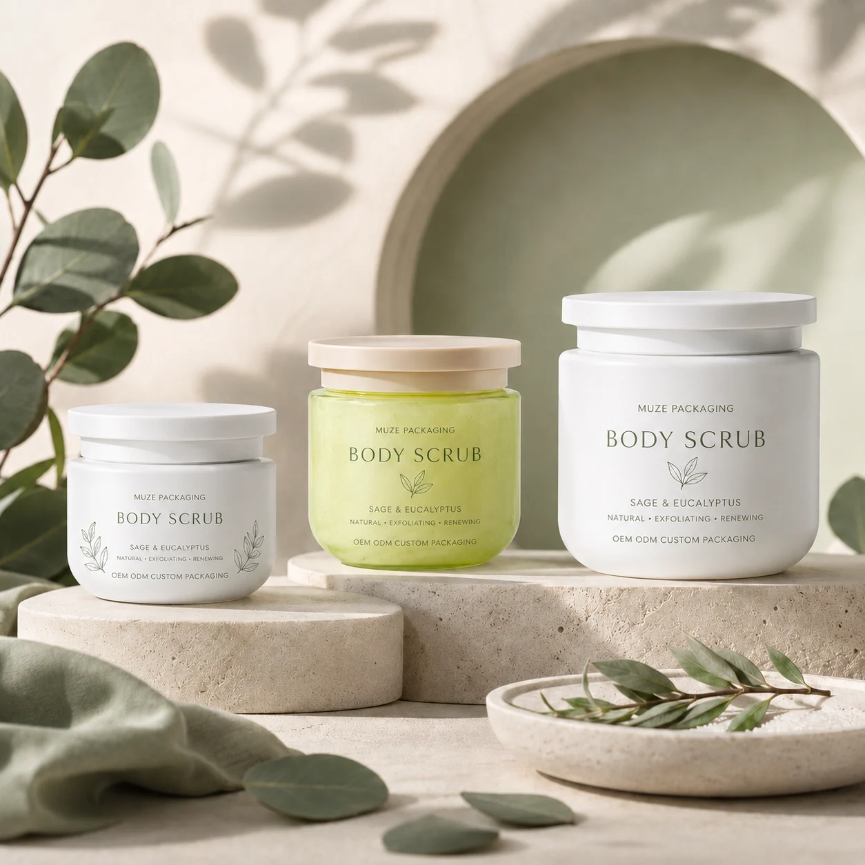 Body Scrub Jars Wholesale