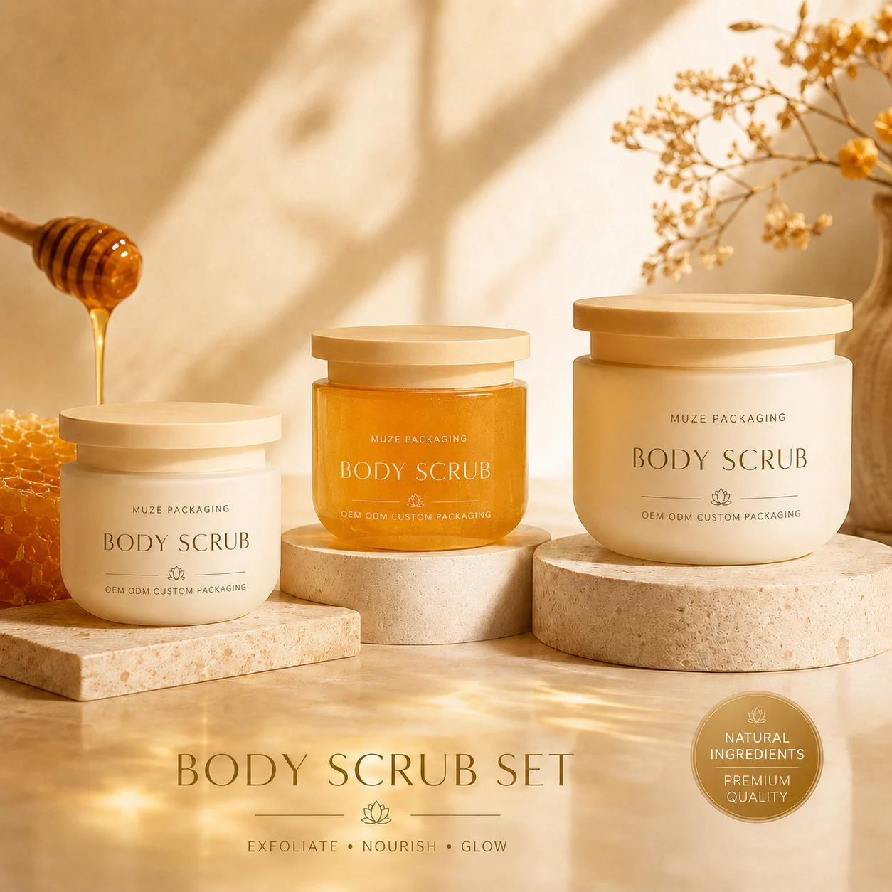 Sugar Body Scrub Jars