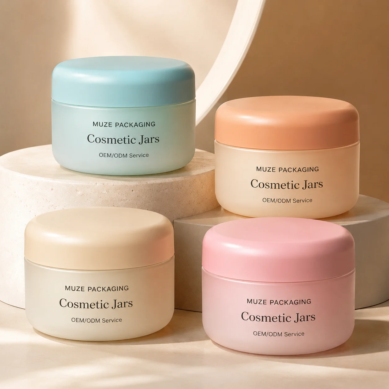 Cosmetic Cream Jars for Skincare