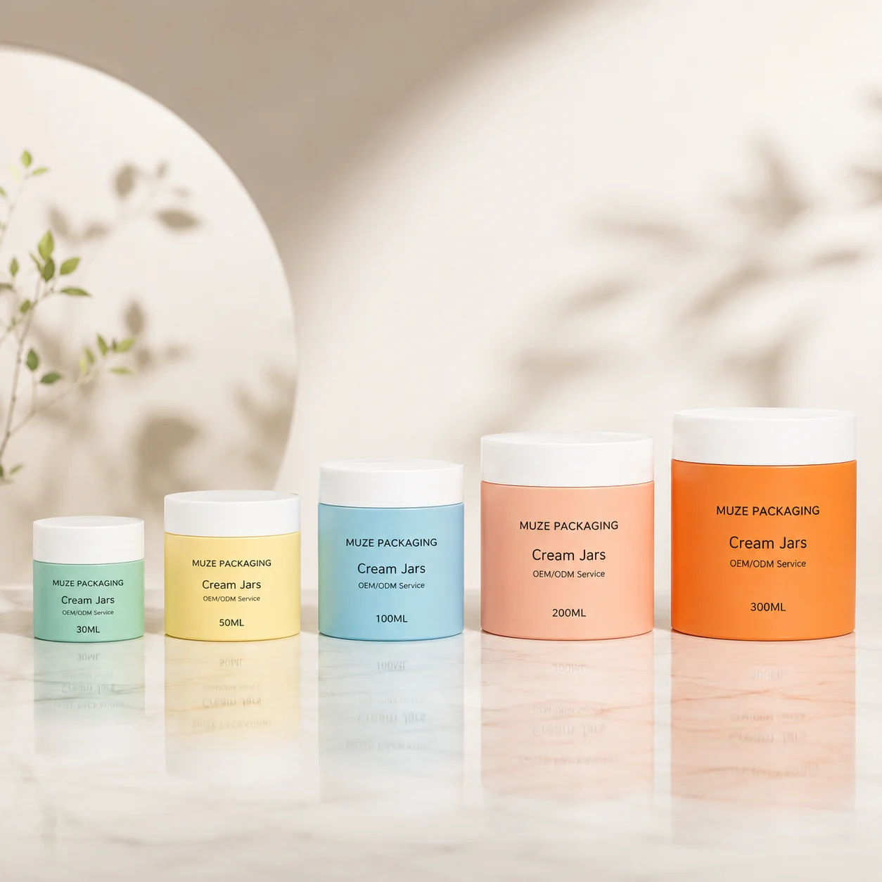 Cosmetic Cream Jars for Body