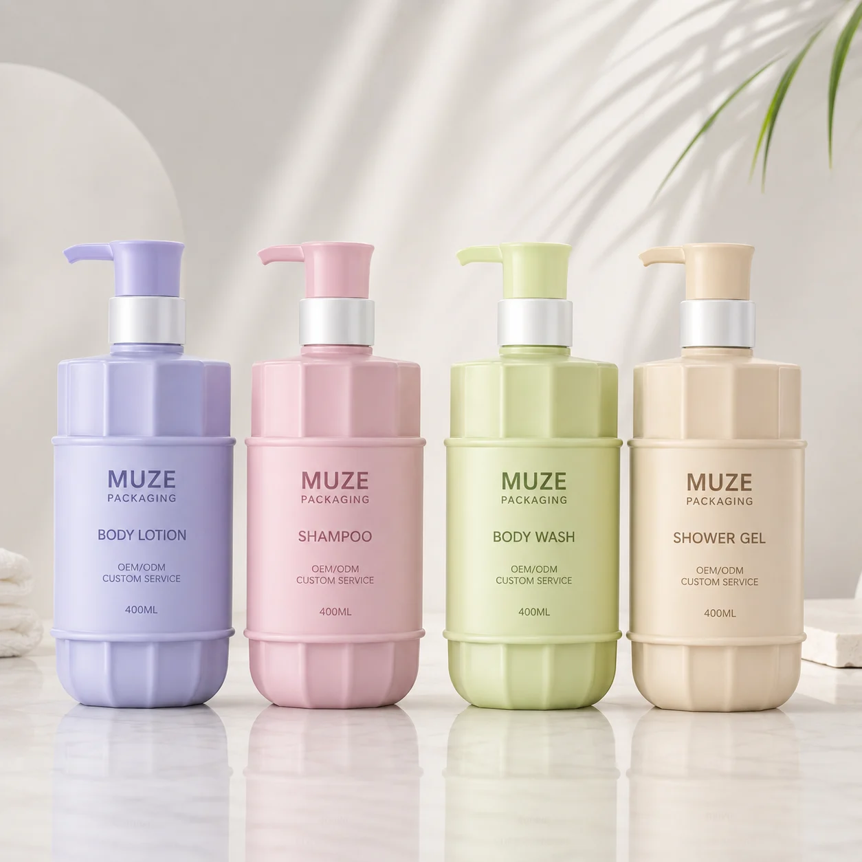 Colors Body Wash Shampoo Bottle