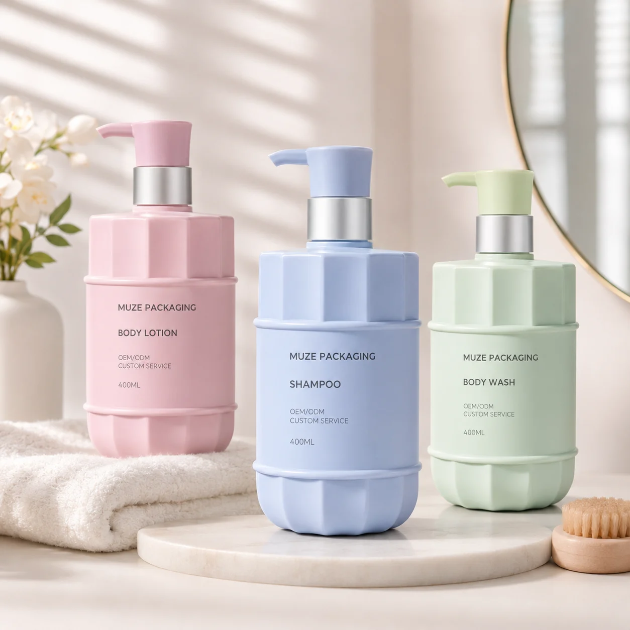 Body Wash Shampoo Bottle Supplier