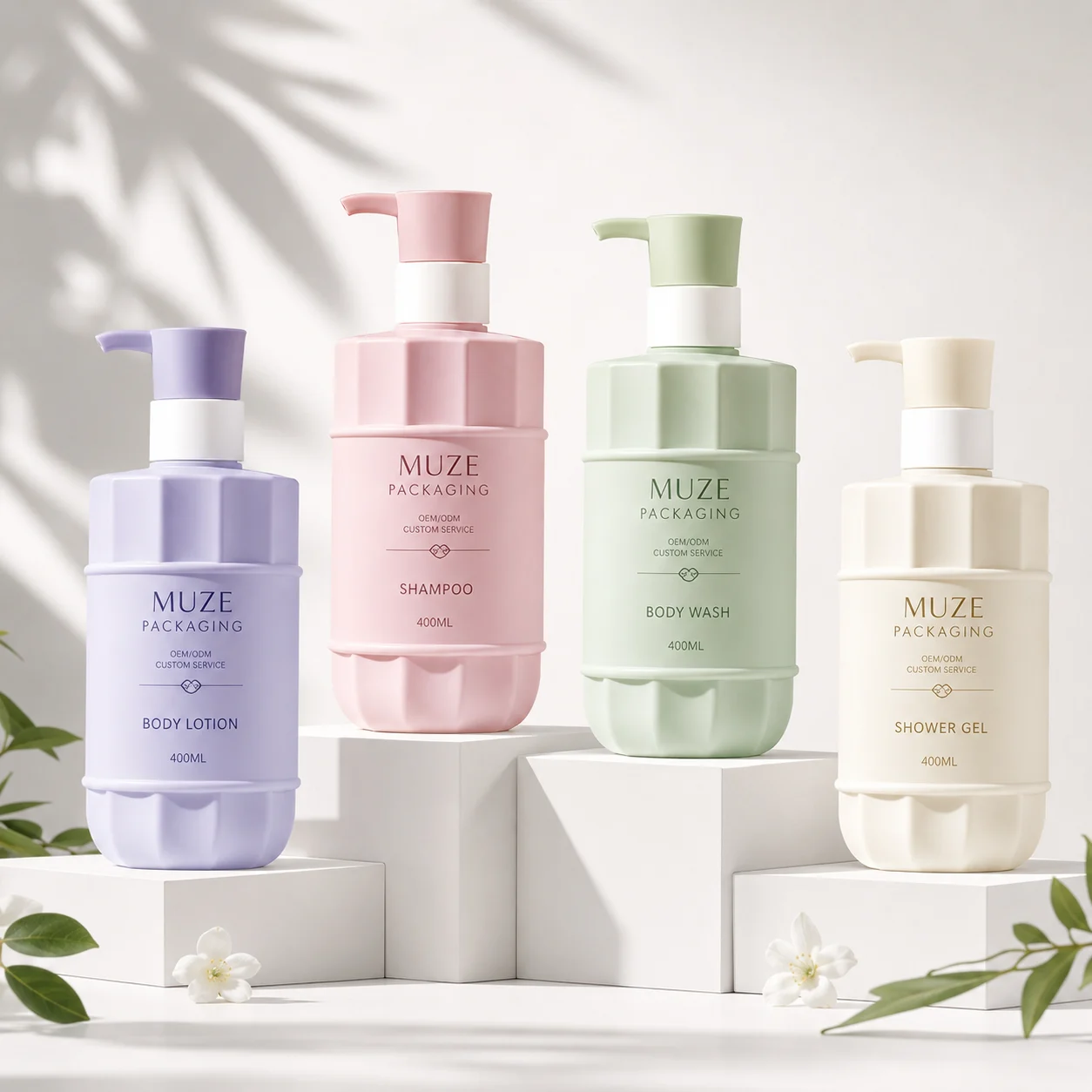 Custom Body Wash Shampoo Bottle