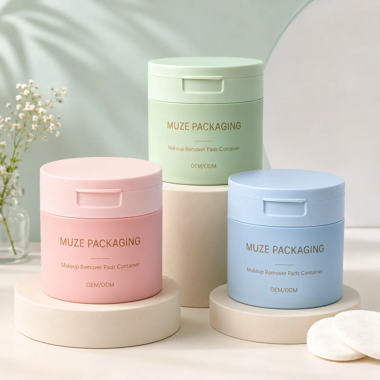 Plastic Cosmetic Jars