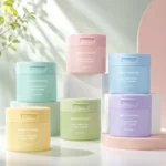 Colors Plastic Cosmetic Jars