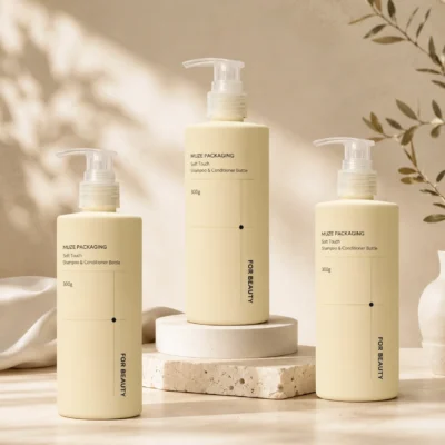 Soft Touch Shampoo and Conditioner Bottle