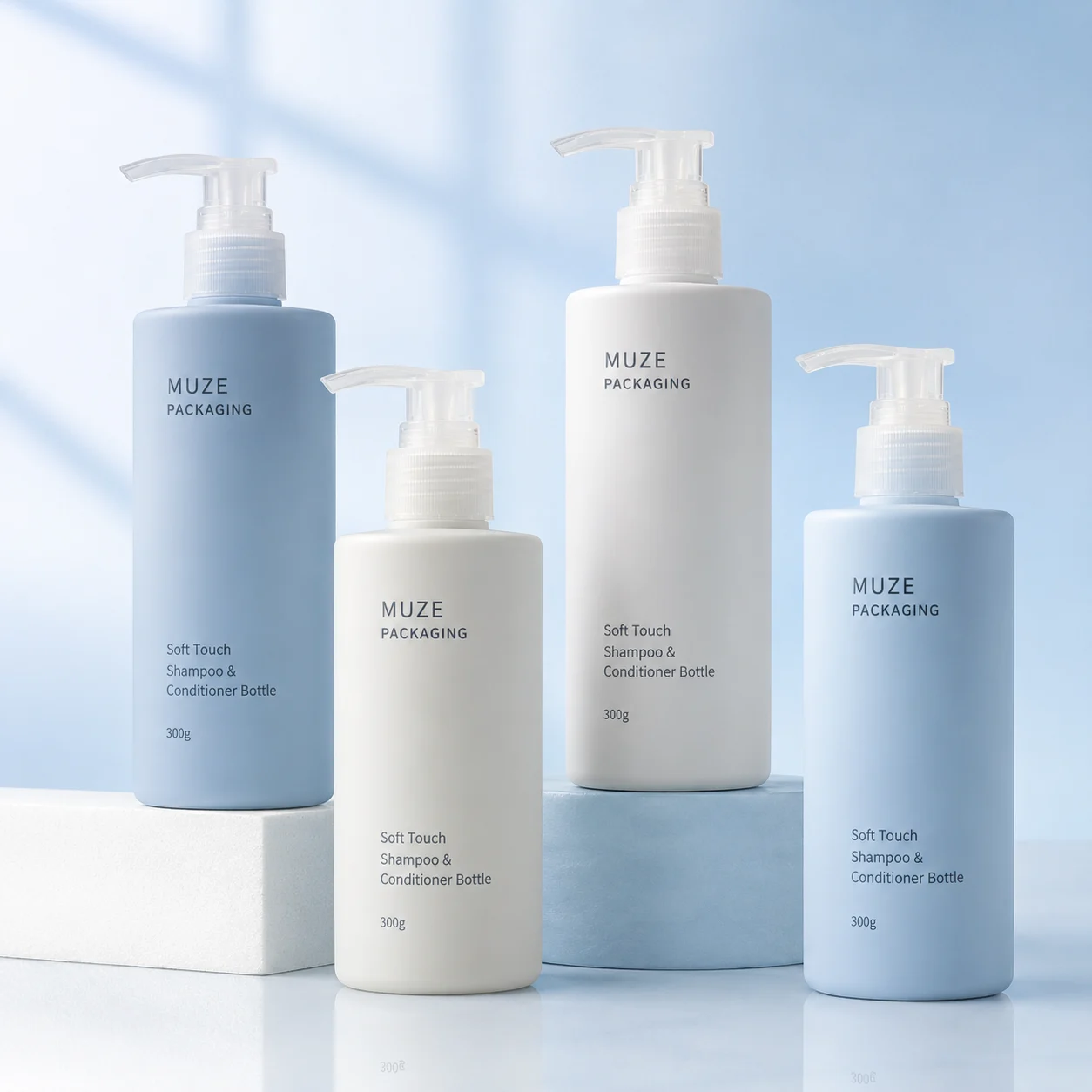 Soft Touch Shampoo and Conditioner Bottle Supplier