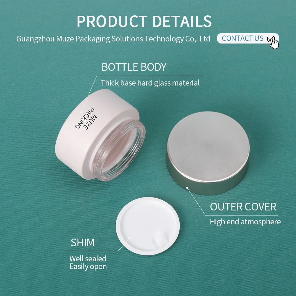 Cosmetic Glass Jars In Stock