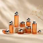 Luxury Cosmetic Glass Bottle Set