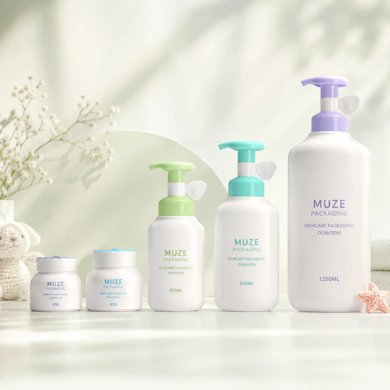 Skincare Packaging Bottles and Jars OEM