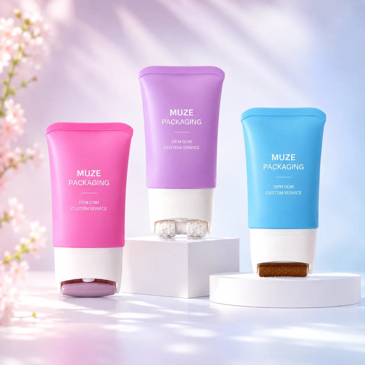 Cosmetic Tube for Neck Cream