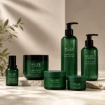 Green Body Lotion Bottles