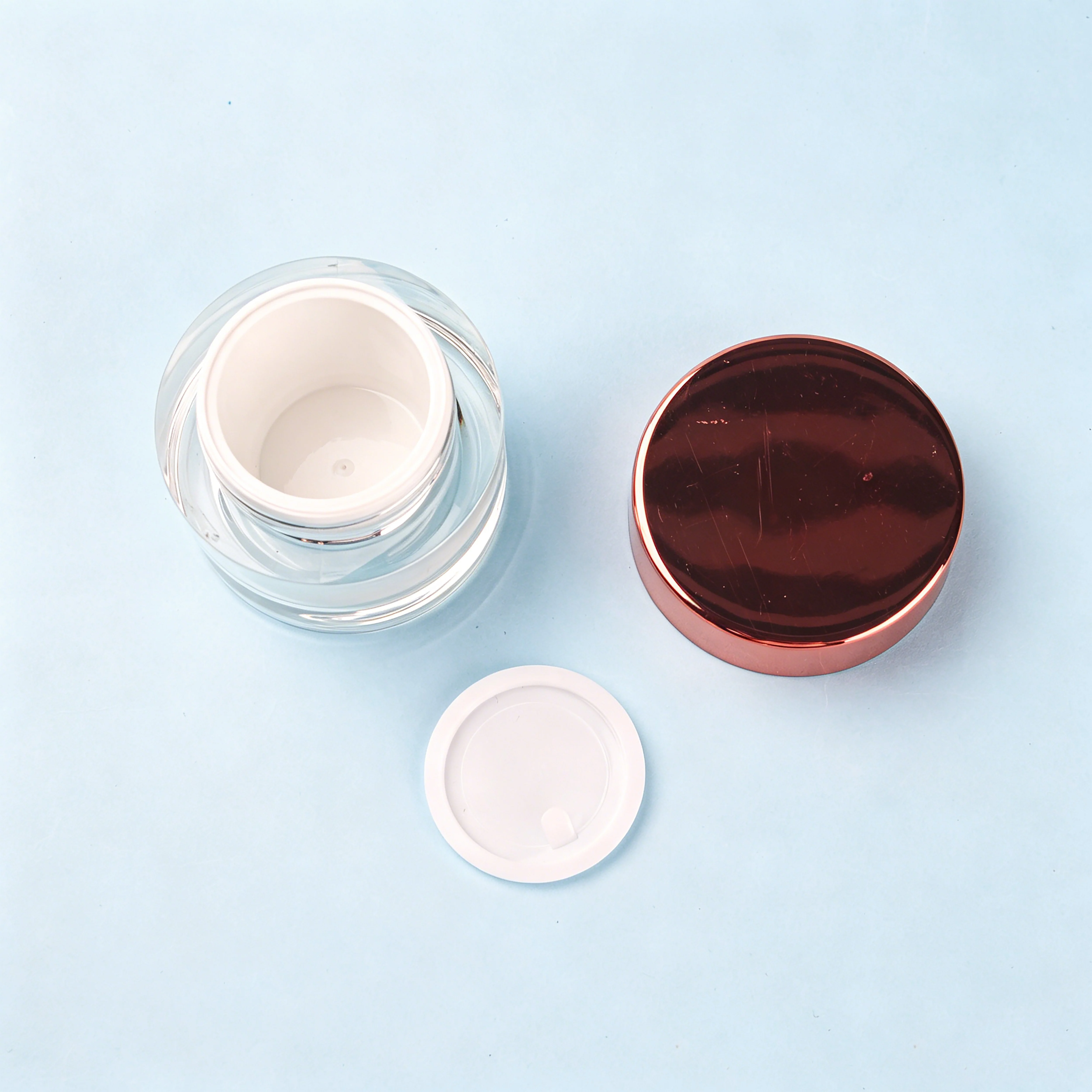 Cosmetic Jars with Lids