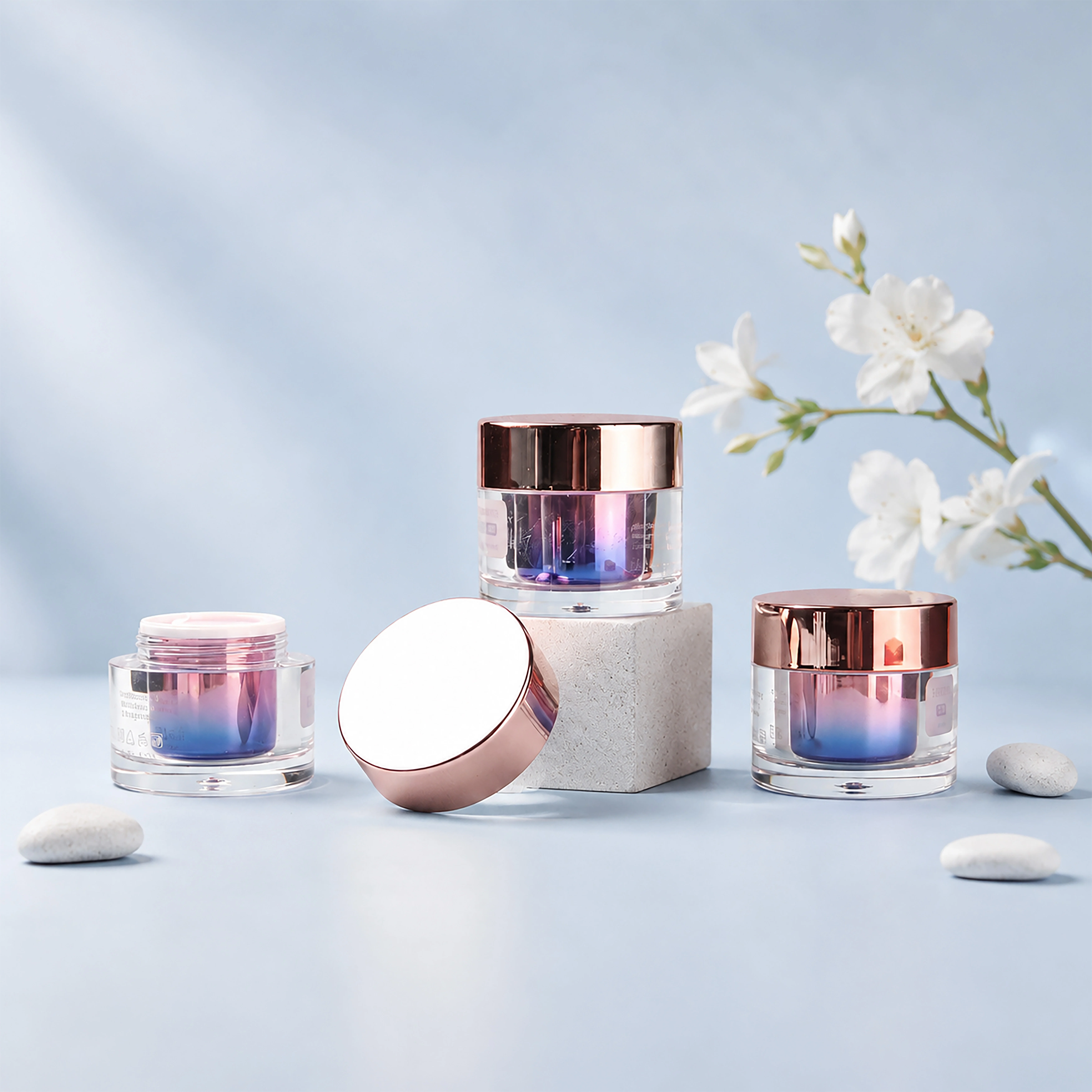 Eye Cream Cosmetic Jars