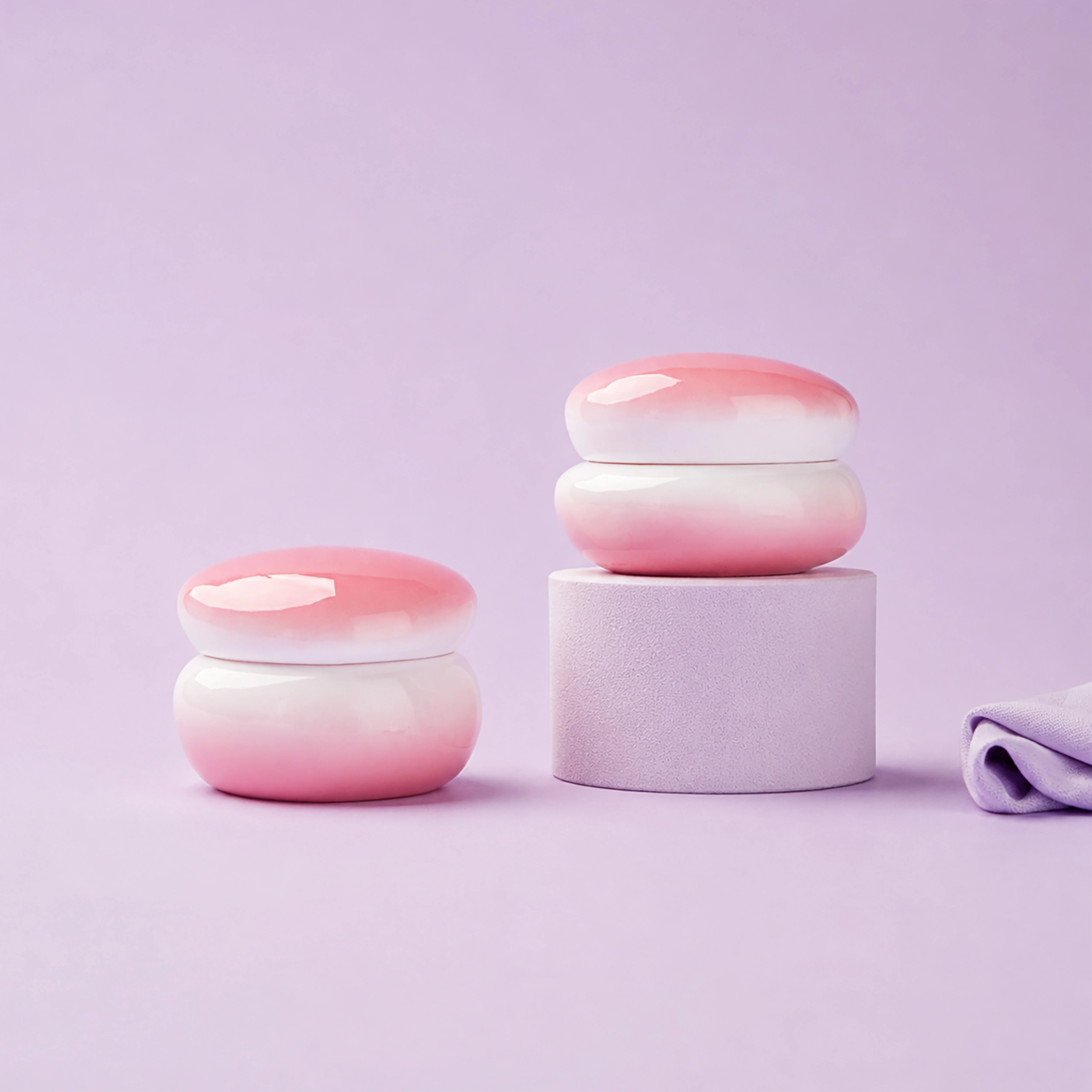 Glass Cosmetic Jars