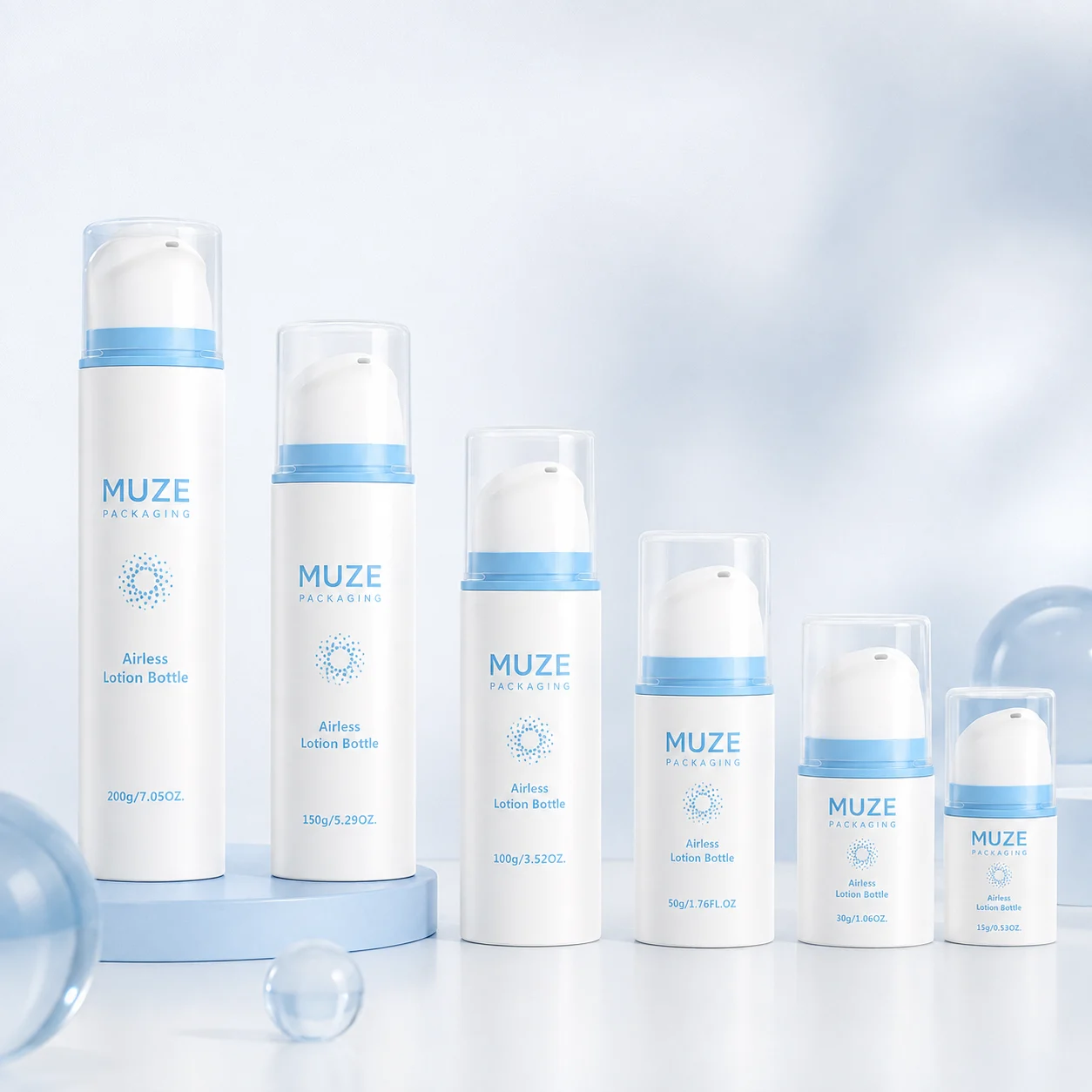 Airless Pump Bottle for Cosmetics