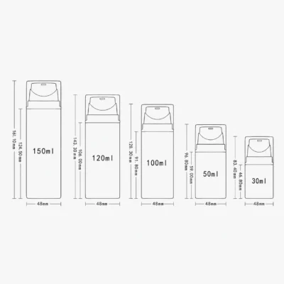 Airless Pump Bottle Specification