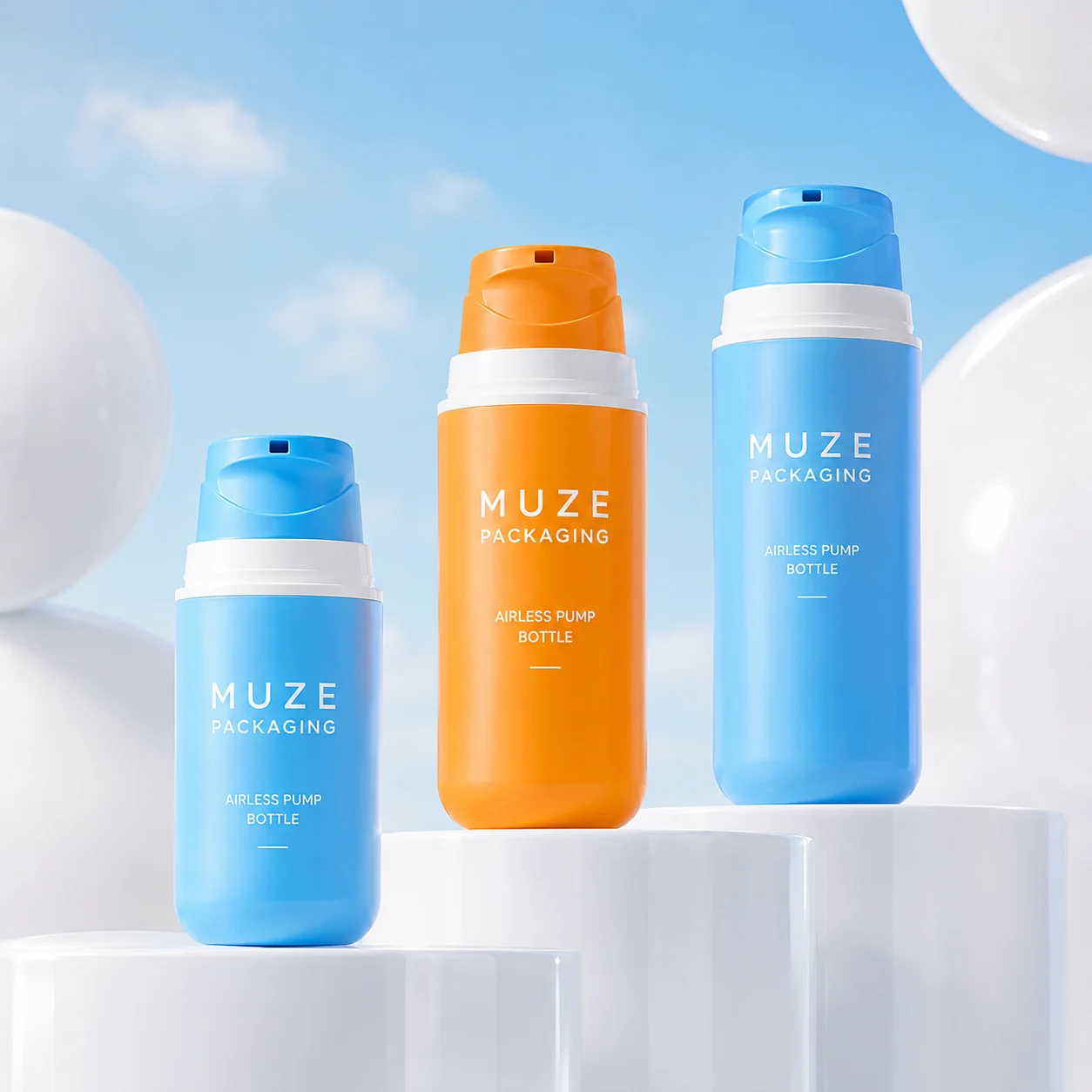 Airless Pump Lotion Bottle 50ml